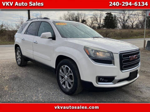 2015 GMC Acadia for sale at VKV Auto Sales in Laurel MD