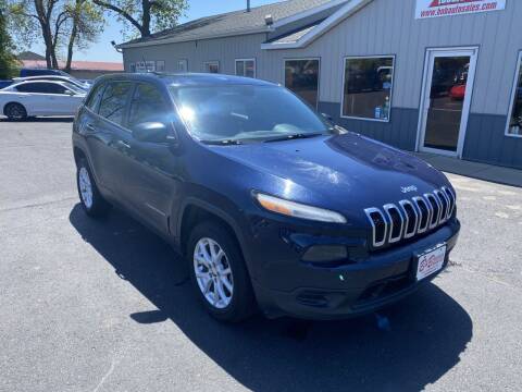 2014 Jeep Cherokee for sale at B & B Auto Sales in Brookings SD