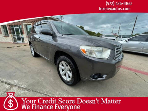 2009 Toyota Highlander for sale at Tex-Mex Auto Sales LLC in Lewisville TX