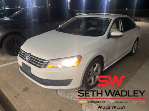 2013 Volkswagen Passat for sale at Seth Wadley Chevy Perry in Perry OK