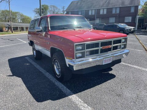 1984 GMC Jimmy for sale at DEALS ON WHEELS in Moulton AL