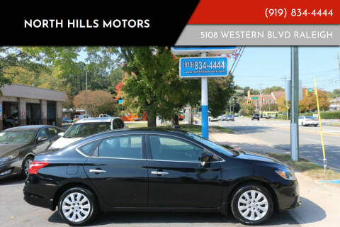 2017 Nissan Sentra for sale at NORTH HILLS MOTORS in Raleigh NC