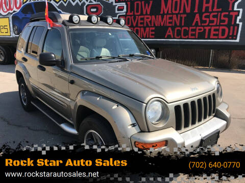 2003 Jeep Liberty for sale at ROCK STAR TRUCK & AUTO LLC in Las Vegas NV