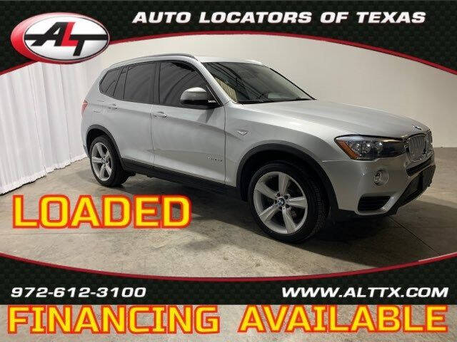 2017 BMW X3 for sale at AUTO LOCATORS OF TEXAS in Plano TX