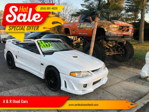1996 Ford Mustang for sale at A & R Used Cars in Clayton NJ