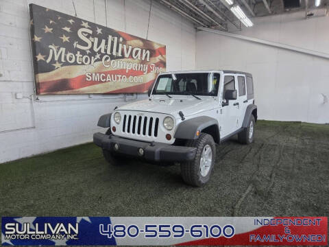 2012 Jeep Wrangler Unlimited for sale at SULLIVAN MOTOR COMPANY INC. in Mesa AZ