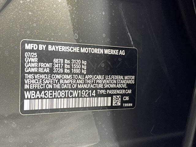 2026 BMW 7 Series 750e xDrive