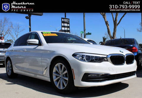 2018 BMW 5 Series for sale at Hawthorne Motors Pre-Owned in Lawndale CA