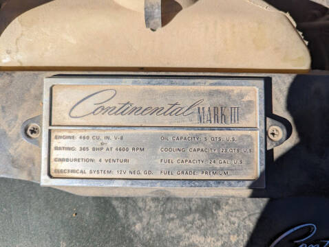 1969 Lincoln Mark III