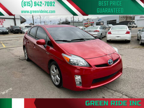 2013 Toyota Prius for sale at Green Ride Inc in Nashville TN