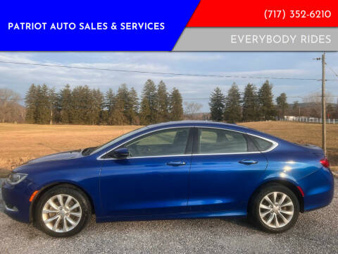 2015 Chrysler 200 for sale at Patriot Auto Sales & Services in Fayetteville PA