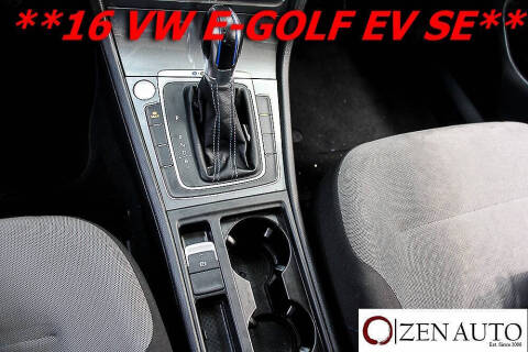 2016 Volkswagen e-Golf SE