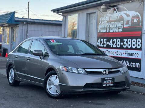 2007 Honda Civic for sale at Top Motors LLC in Edmonds WA