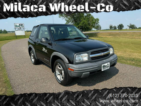 2002 Chevrolet Tracker for sale at Milaca Wheel-Co in Milaca MN