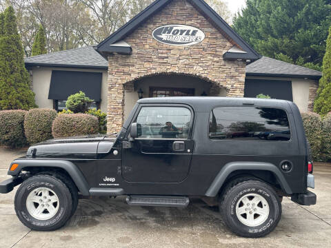 2004 Jeep Wrangler for sale at Hoyle Auto Sales in Taylorsville NC