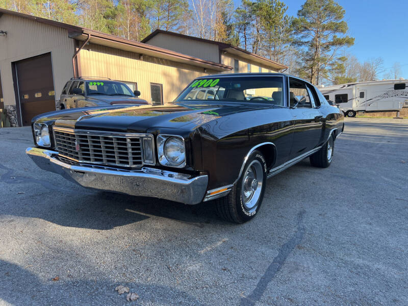 1972 Chevrolet Monte Carlo for sale at DORSON'S AUTO SALES in Clifford PA