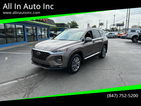 2020 Hyundai Santa Fe for sale at All In Auto Inc in Palatine IL