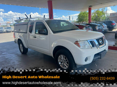 2014 Nissan Frontier for sale at High Desert Auto Wholesale in Albuquerque NM