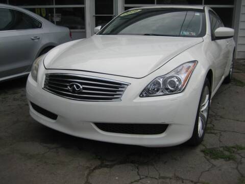 2010 Infiniti G37 Coupe for sale at B. Fields Motors, INC in Pittsburgh PA