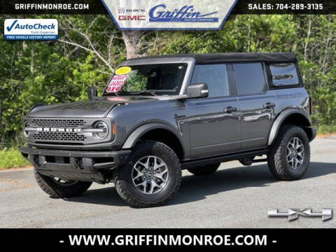 2021 Ford Bronco for sale at Griffin Buick GMC in Monroe NC