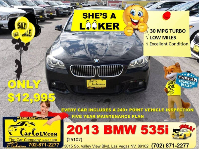 2013 BMW 5 Series for sale at The Car Company in Las Vegas NV