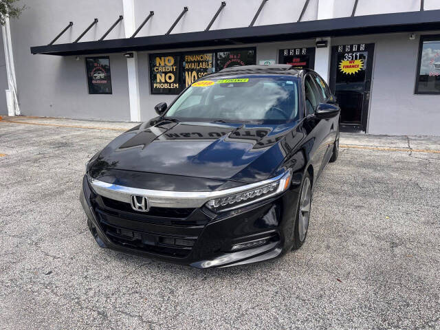 2018 Honda Accord for sale at M & J UNITED AUTO SALES in LAUDERDALE LAKES, FL