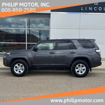 2018 Toyota 4Runner for sale at Philip Motor Inc in Philip SD