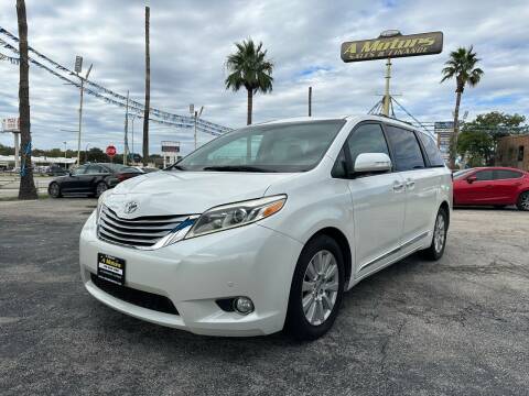 2017 Toyota Sienna for sale at A MOTORS SALES AND FINANCE in San Antonio TX