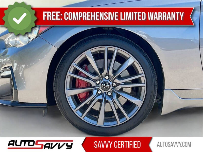 2022 Infiniti Q50 Red Sport 400