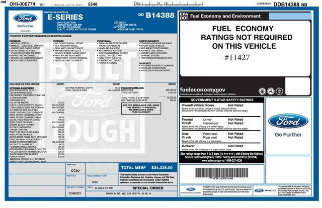 2013 Ford E-Series E-250