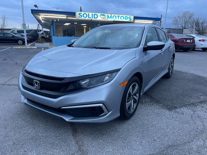 2019 Honda Civic for sale at SOLID MOTORS LLC in Garland TX