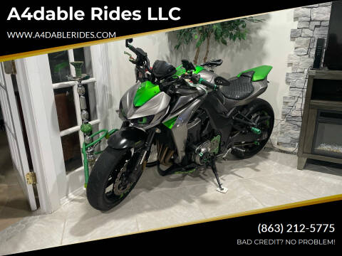 2014 Kawasaki Z1000 for sale at A4dable Rides LLC in Haines City FL