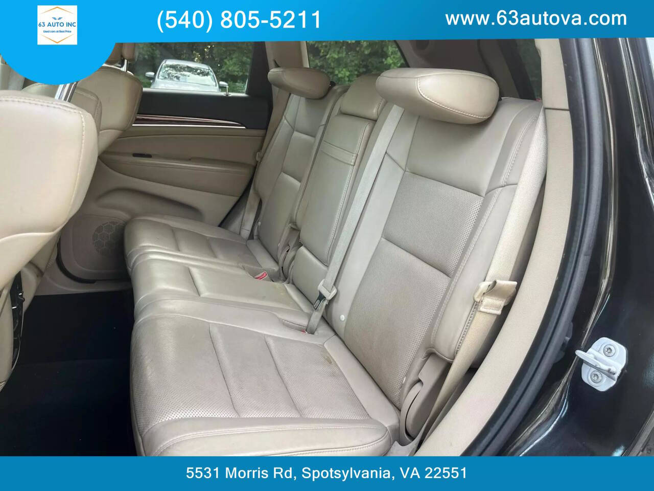 2012 Jeep Grand Cherokee for sale at 63 Auto Inc in Spotsylvania, VA