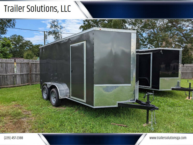 2025 7x14 Tandem Axle 7x14 Enclosed Cargo Trailer for sale at Trailer Solutions, LLC in Fitzgerald GA