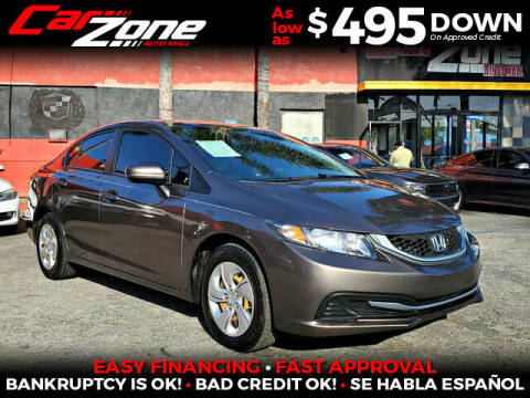 2015 Honda Civic for sale at Carzone Automall in South Gate CA