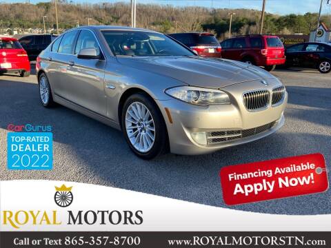 2012 BMW 5 Series for sale at ROYAL MOTORS LLC in Knoxville TN