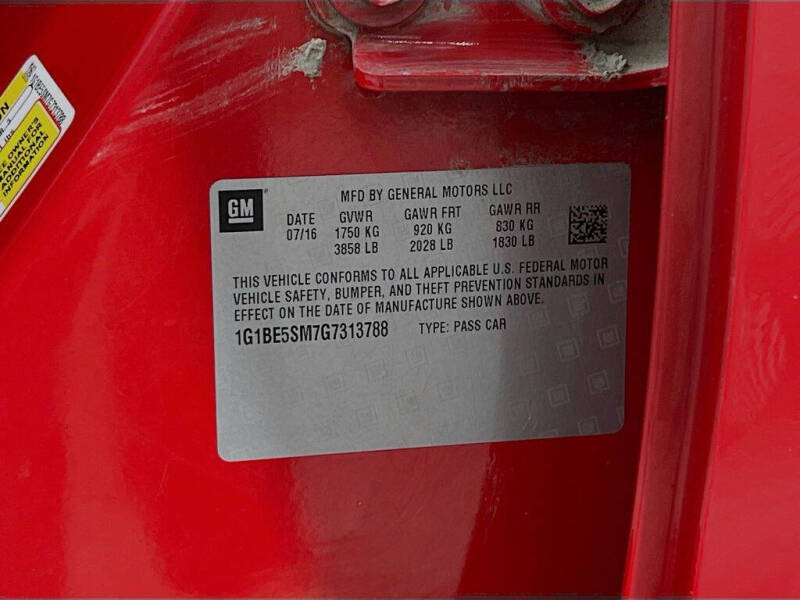 2016 Chevrolet Cruze LT Auto