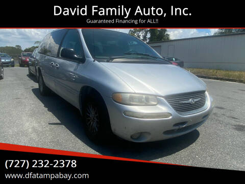 2000 Chrysler Town and Country for sale at David Family Auto, Inc. in New Port Richey FL