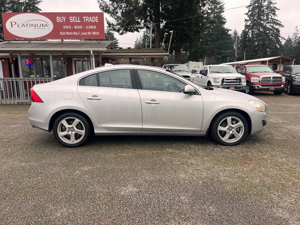 2012 Volvo S60 for sale at PLATINUM AUTO SALES INC in Lacey, WA