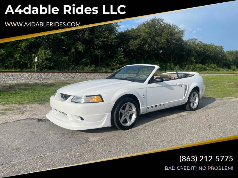 1999 Ford Mustang SVT Cobra for sale at A4dable Rides LLC in Haines City FL