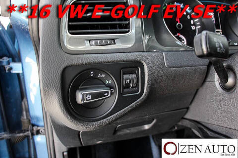 2016 Volkswagen e-Golf SE