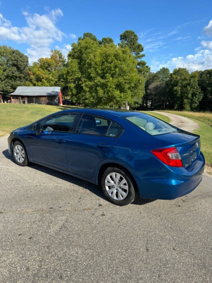 2012 Honda Civic for sale at Hanks Auto Sales in Coats, NC