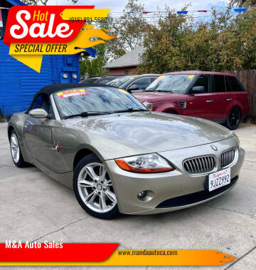 2004 BMW Z4 for sale at M&A Auto Sales in Sacramento CA