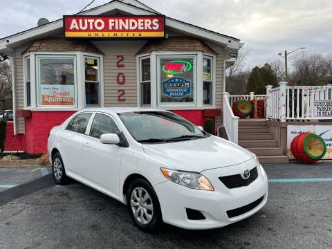 2009 Toyota Corolla for sale at Auto Finders Unlimited LLC in Vineland NJ