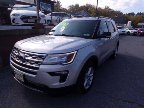 2018 Ford Explorer for sale at WORKMAN AUTO INC in Bellefonte PA