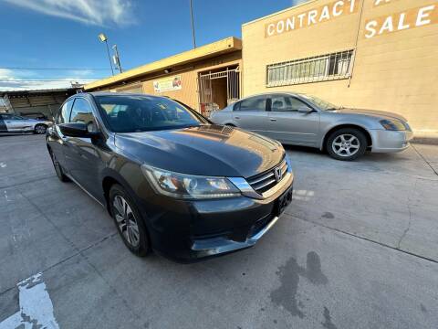 2013 Honda Accord for sale at CONTRACT AUTOMOTIVE in Las Vegas NV