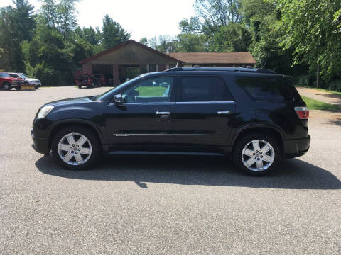 2012 GMC Acadia for sale at Lou Rivers Used Cars in Palmer MA