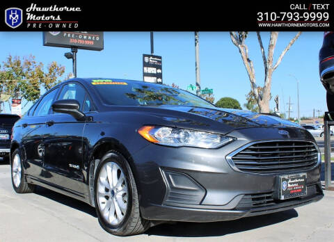 2019 Ford Fusion Hybrid for sale at Hawthorne Motors Pre-Owned in Lawndale CA