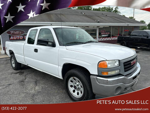 2006 GMC Sierra 1500 for sale at PETE'S AUTO SALES LLC - Middletown in Middletown OH