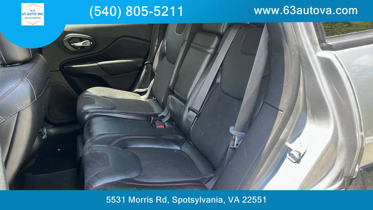 2015 Jeep Cherokee for sale at 63 Auto Inc in Spotsylvania, VA